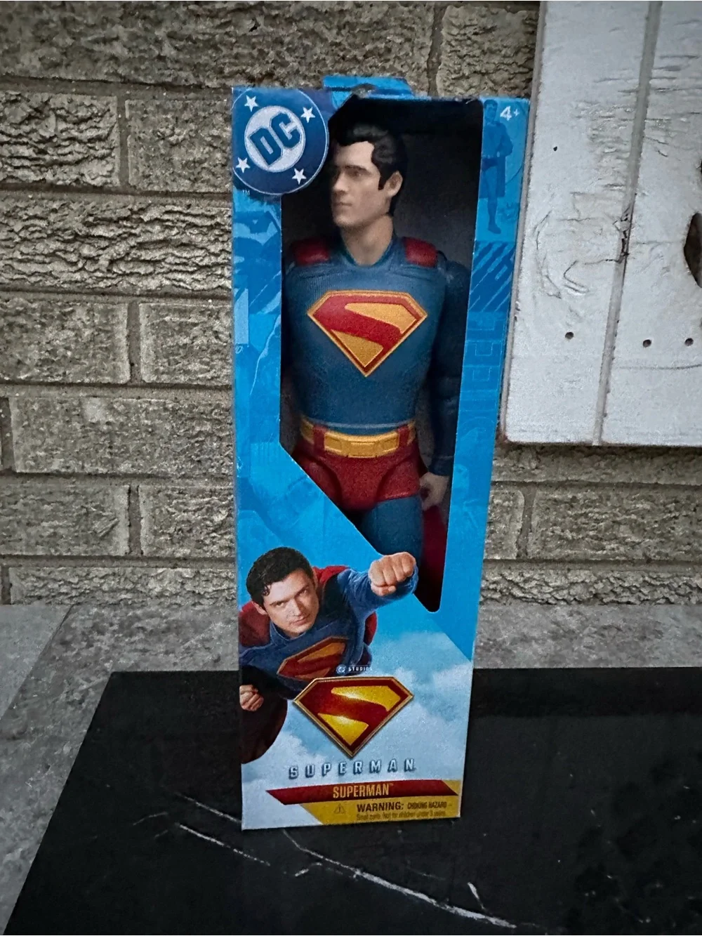 DC Superman Kids Costume Figure in Blue, Red and Gold